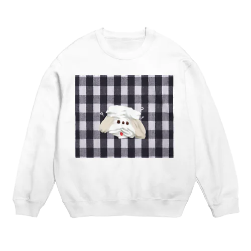 いぬはよくわからないです〜ブラホワパターン Crew Neck Sweatshirt