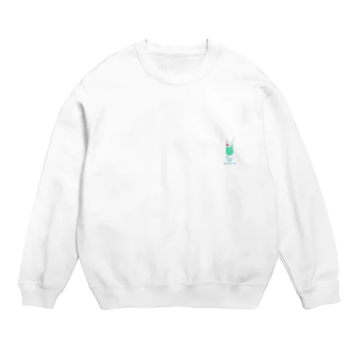 メロンクリームソーダ Crew Neck Sweatshirt