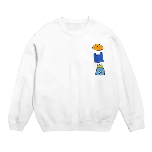 ゆるいやつら Crew Neck Sweatshirt