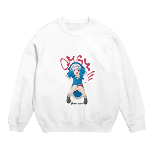 サメイラスト Crew Neck Sweatshirt