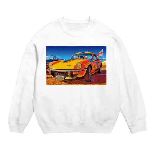 黄色のトライアンフGT6mk3 Crew Neck Sweatshirt