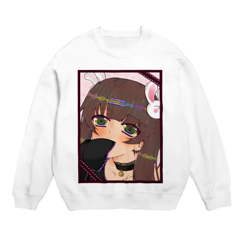 うさぎっ娘のヒミツ Crew Neck Sweatshirt