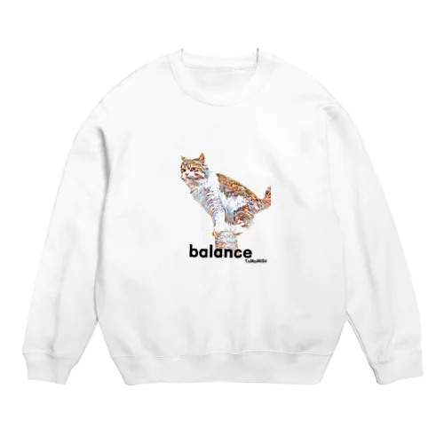 balance -猫 Crew Neck Sweatshirt