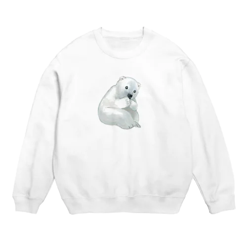 しろくまちゃん Crew Neck Sweatshirt