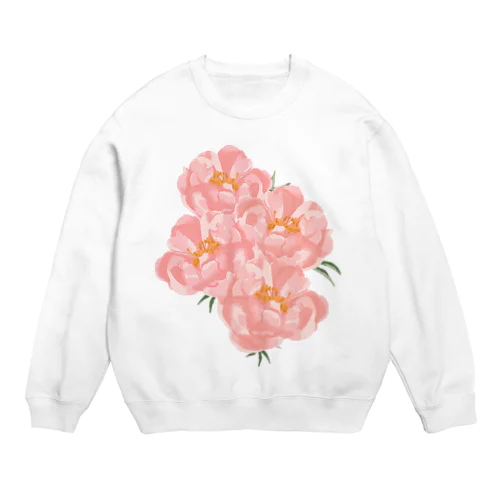 シャクヤクの花束 Crew Neck Sweatshirt