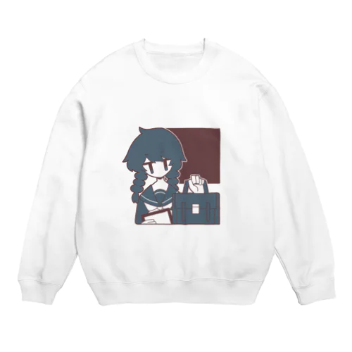 おうどんたべたい Crew Neck Sweatshirt