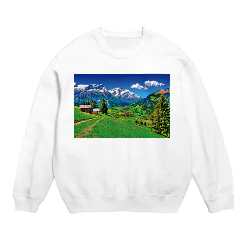 スイス ベルナー・オーバーラント地方 Crew Neck Sweatshirt