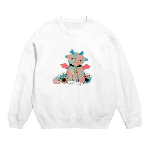 ゆめいろドラゴンちゃん Crew Neck Sweatshirt