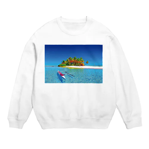 タヒチの海 Crew Neck Sweatshirt