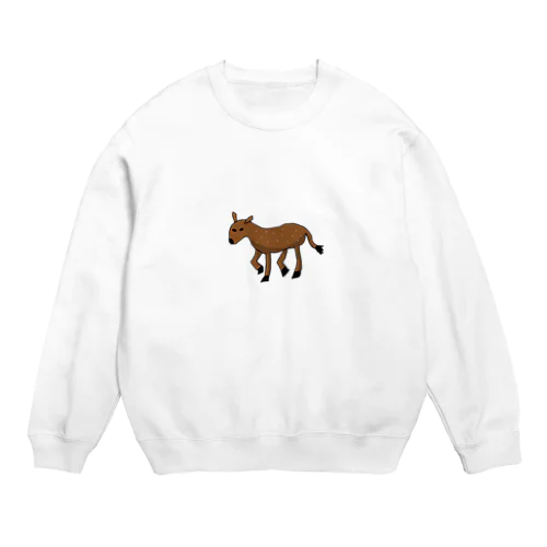 arias deer Crew Neck Sweatshirt