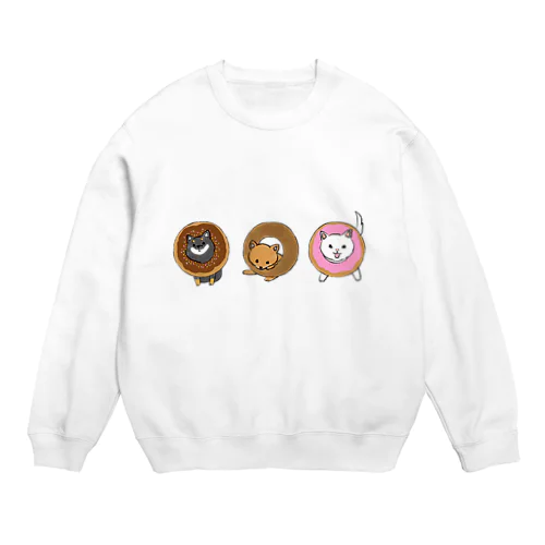 Shiba Donut Crew Neck Sweatshirt