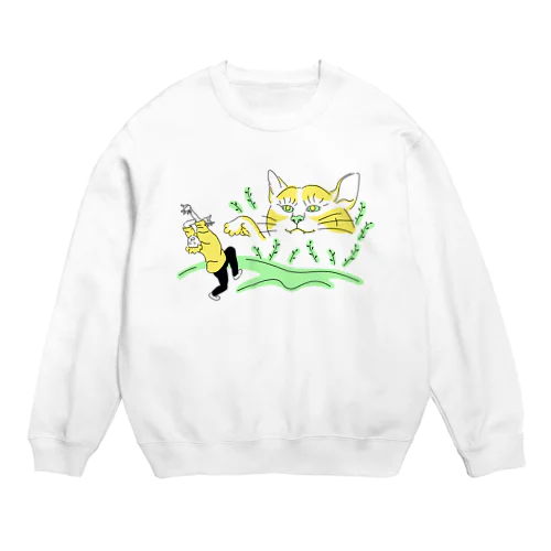 バケネコ Crew Neck Sweatshirt