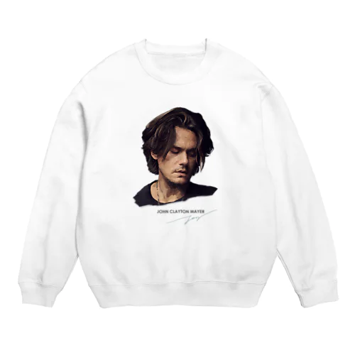 John ロック ギターリスト メイヤー イラスト Crew Neck Sweatshirt