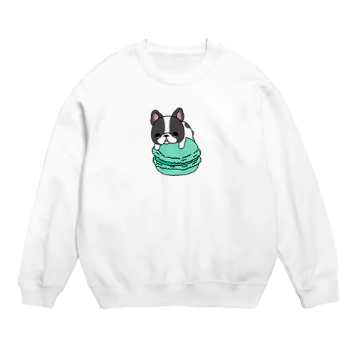 マカロン大好きフレブルちゃん。パイド。 Crew Neck Sweatshirt