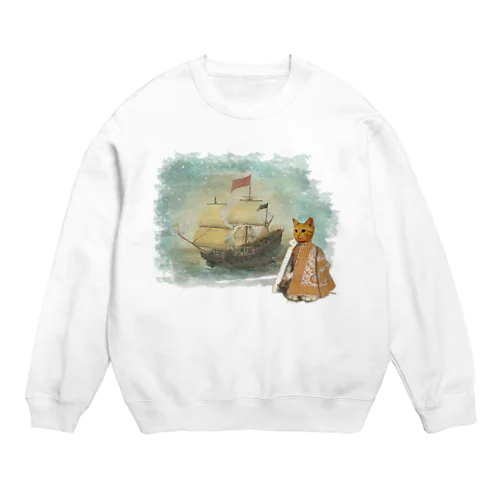 『うちのコ・シリーズ「ねこの王国」』 Crew Neck Sweatshirt