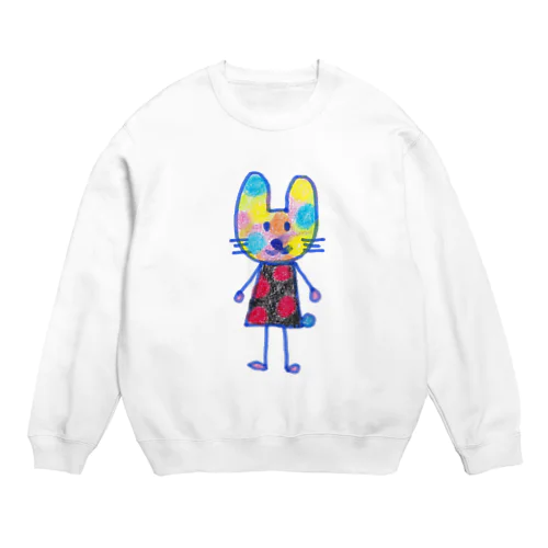 うさぎちゃん Crew Neck Sweatshirt