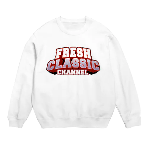 FRESH CLASSIC CHANNEL LOGO Crew Neck Sweatshirt