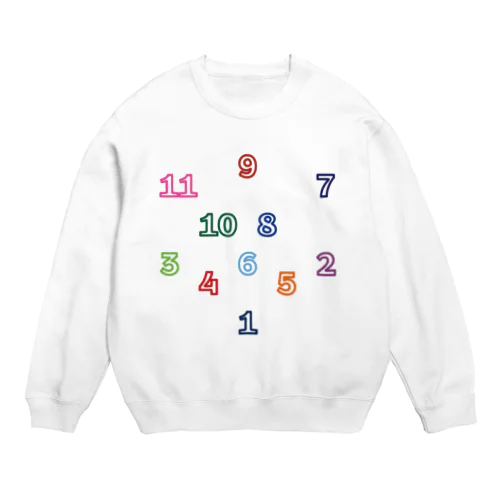 サッカーシステム「4-3-3」 Crew Neck Sweatshirt