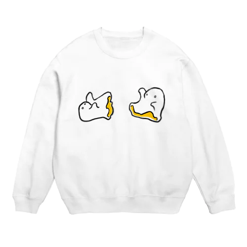 たまごおばけ Crew Neck Sweatshirt