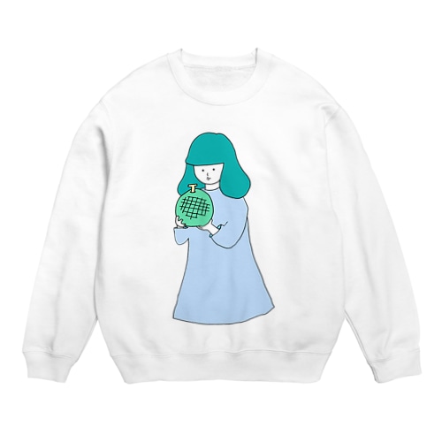 メロンです Crew Neck Sweatshirt