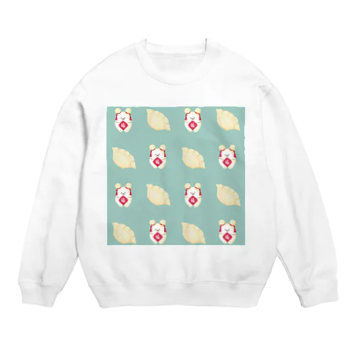 餃子　みどり Crew Neck Sweatshirt