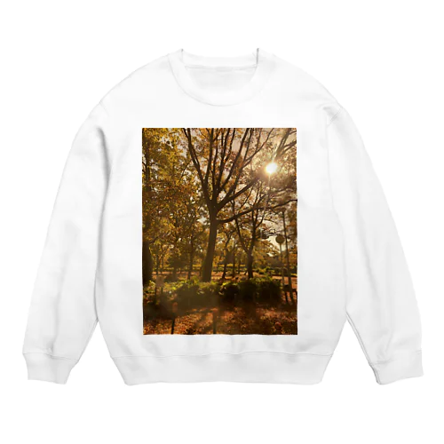 秋のほほ笑み Crew Neck Sweatshirt