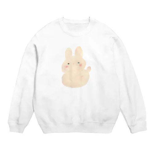 うさぎつむり Crew Neck Sweatshirt