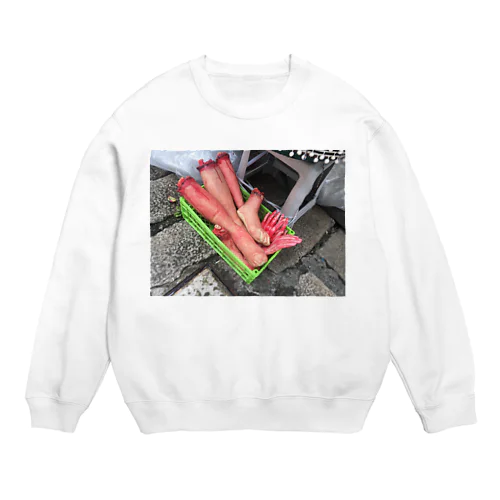 香港の市場 Crew Neck Sweatshirt