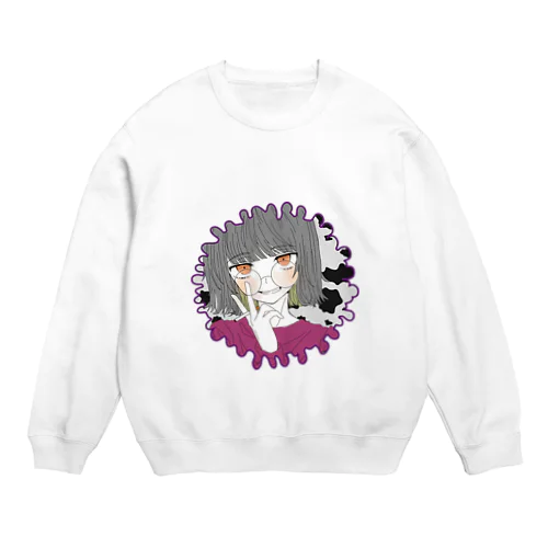 らむあイラスト Crew Neck Sweatshirt