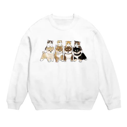 しばにゃん Crew Neck Sweatshirt