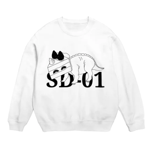 Sweets Dinosaur 01 Crew Neck Sweatshirt