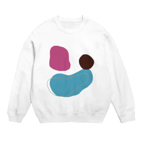 あめ色水溜り Crew Neck Sweatshirt