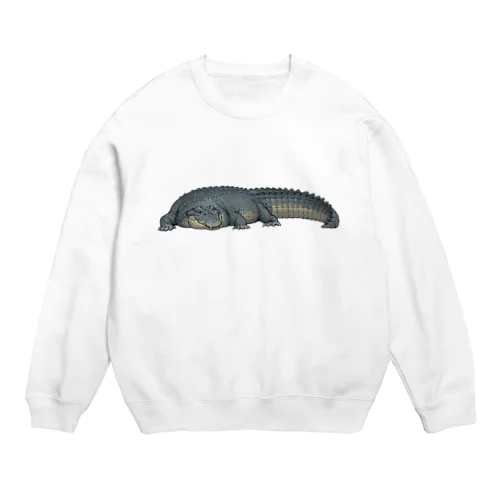 太ワニ Crew Neck Sweatshirt