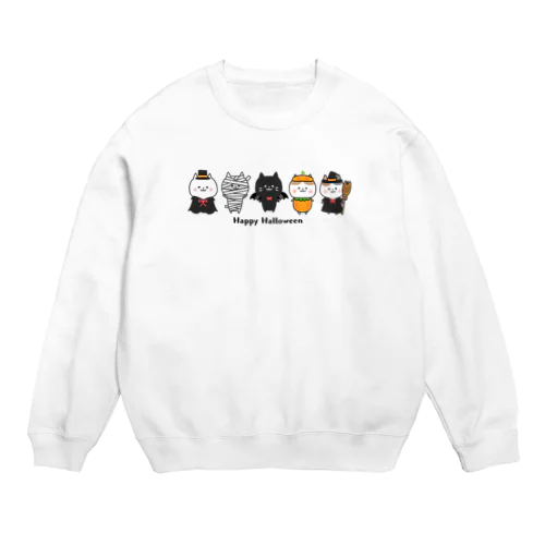 Halloweenですね Crew Neck Sweatshirt