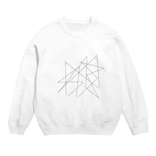 斜線 Crew Neck Sweatshirt