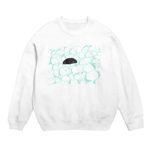 スナメリは実在します Crew Neck Sweatshirt