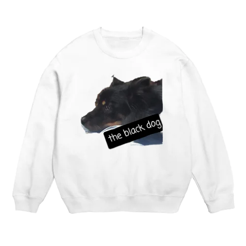 The black dog Crew Neck Sweatshirt