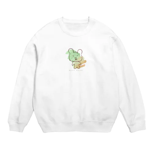 ぼやっくま｜アートペイント Crew Neck Sweatshirt