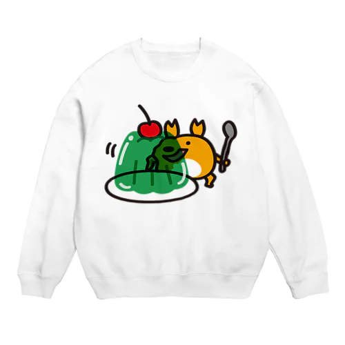 カニぞうとゼリー Crew Neck Sweatshirt