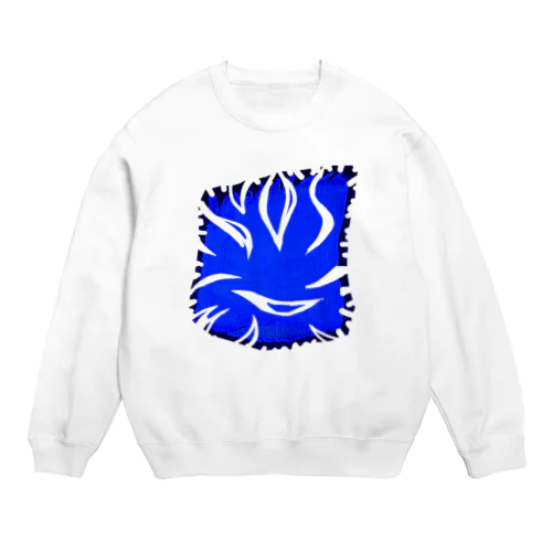 青バリエーション Crew Neck Sweatshirt