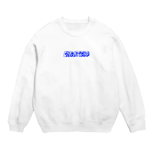 Cheaters graphic  Crew Neck Sweatshirt