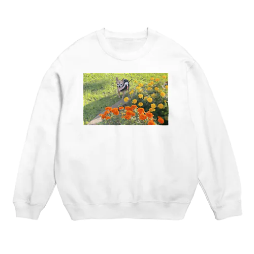 お花とマリア Crew Neck Sweatshirt