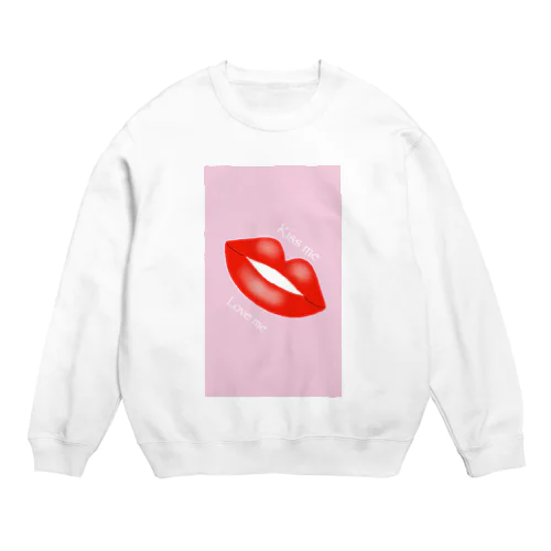 愛情アップ　セクシーなくちづけ Crew Neck Sweatshirt