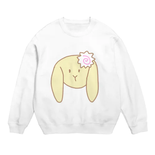 なるとのたれ耳うさちゃん Crew Neck Sweatshirt