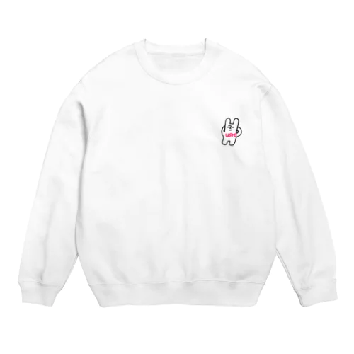 シンプルイズベストうさお Crew Neck Sweatshirt