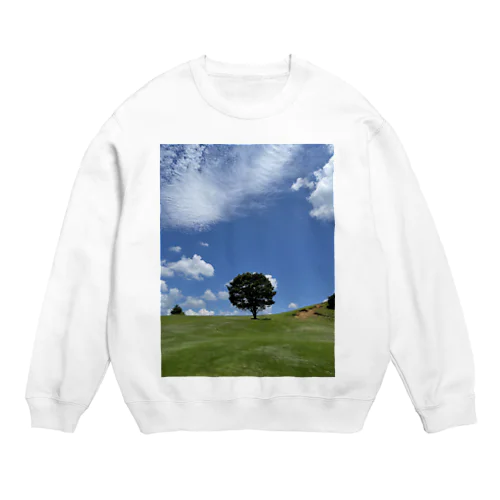 晴れ晴れ景色 Crew Neck Sweatshirt