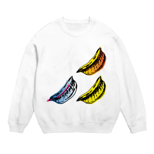 白ロンT Crew Neck Sweatshirt