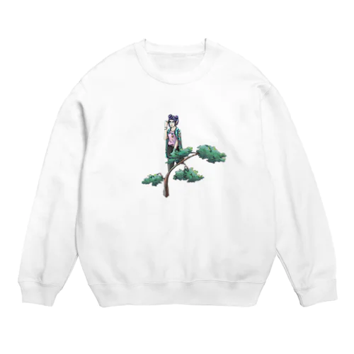 bonsai girl  Crew Neck Sweatshirt