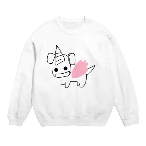 しあわせゆにこーん Crew Neck Sweatshirt