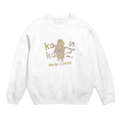 かかし犬 Crew Neck Sweatshirt